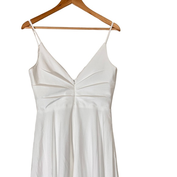 Lulus Bridal Choose Your Love White Surplice Sleeveless Maxi Dress - Picture 11 of 14